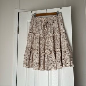 MIDI flared skirt, perfect for summer!